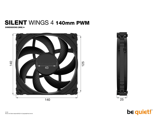 be quiet! Silent Wings 4 140mm PWM - 1057692 - zdjęcie 2